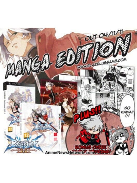 BlazBlue: Continuum Shift II - Manga Edition cover art