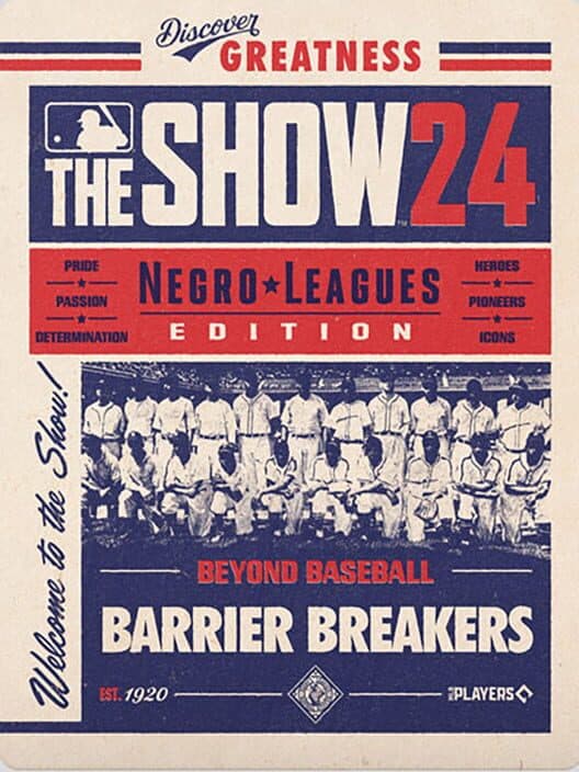 MLB The Show 24: Negro Leagues Edition cover art