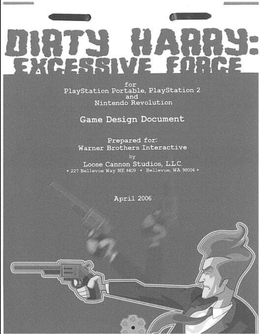 Dirty Harry: Excessive Force cover art