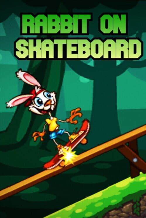 Rabbit on Skateboard cover art