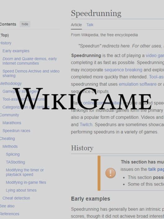 WikiGame cover art