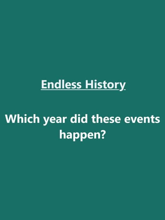 Endless History cover art