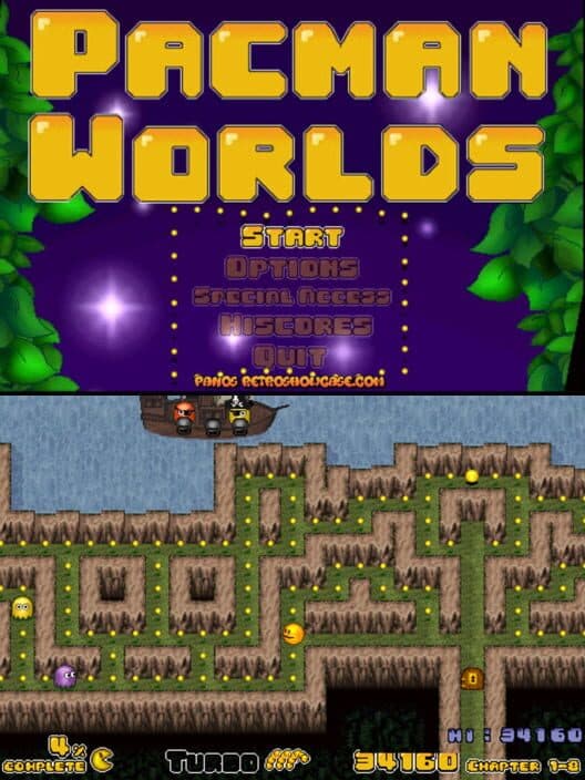 Pacman Worlds cover art