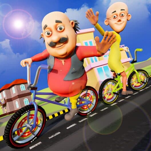 Motu Patlu Bicycle Riding cover art