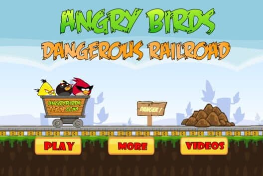 Angry Birds: Dangerous Railroad cover art