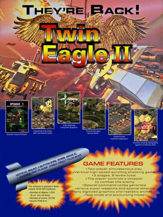 Twin Eagle II: The Rescue Mission cover art