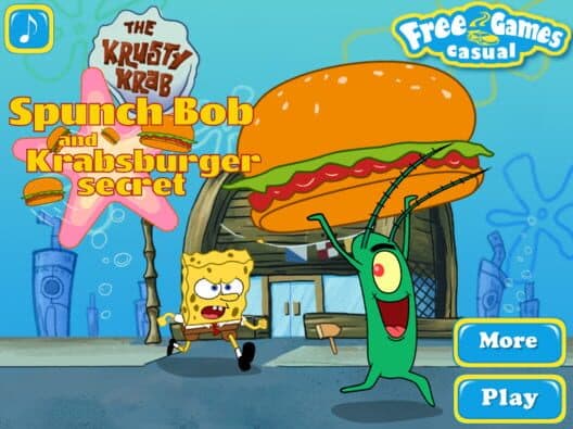 Spunch Bob and Krabsburger Secret cover art