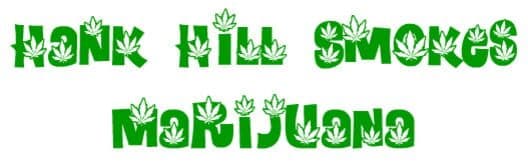 Hank Hill Smokes Marijuana cover art