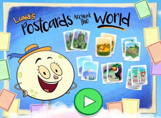 Luna's Postcards Around the World cover art