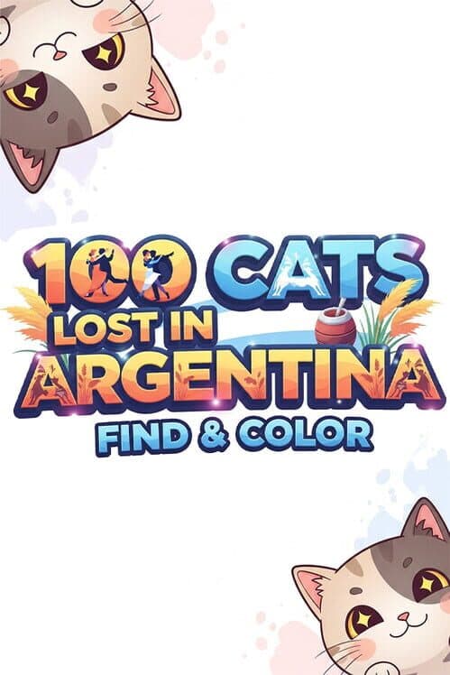 100 Cats Lost in Argentina Find & Color cover art