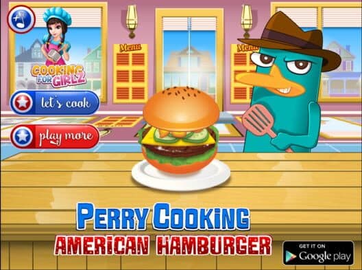 Perry Cooking American Hamburger cover art