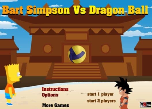 Bart Simpson vs. Dragon Ball cover art