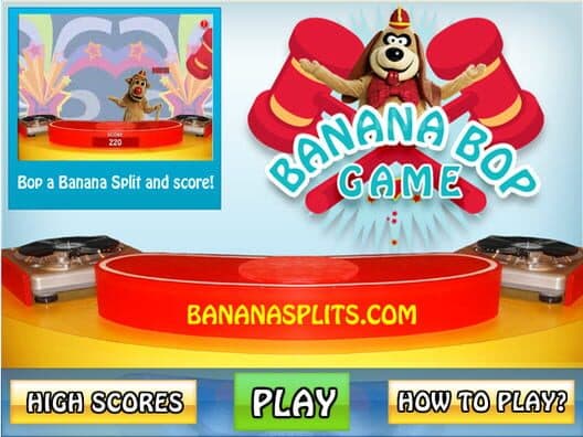 The Banana Splits: Banana Bop Game cover art