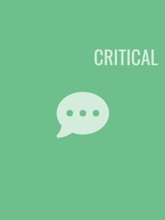Critical cover art