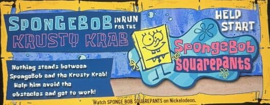 SpongeBob in Run For The Krusty Krab cover art