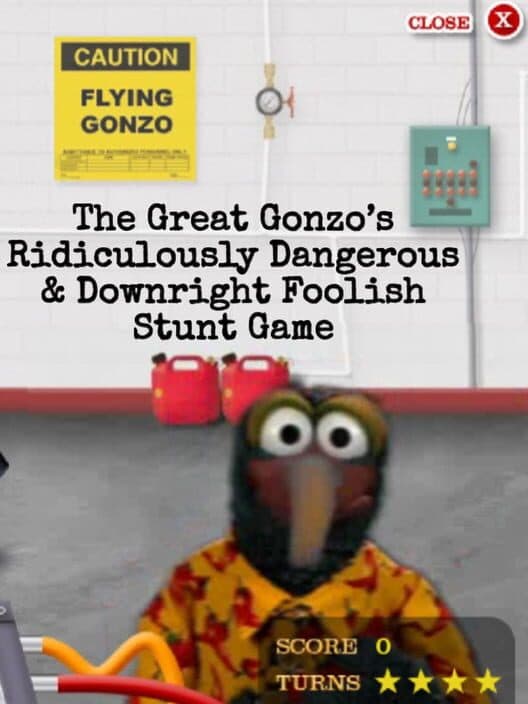 The Great Gonzo’s Ridiculously Dangerous & Downright Foolish Stunt Game cover art