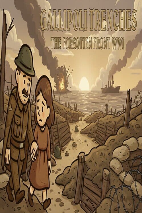 Gallipoli Trenches: The Forgotten Front WW1 cover art