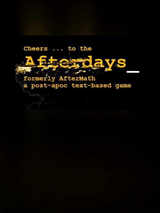 Afterdays cover art