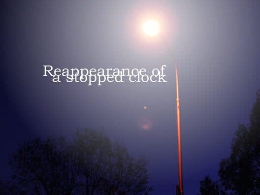 Reappearance of a Stopped Clock cover art