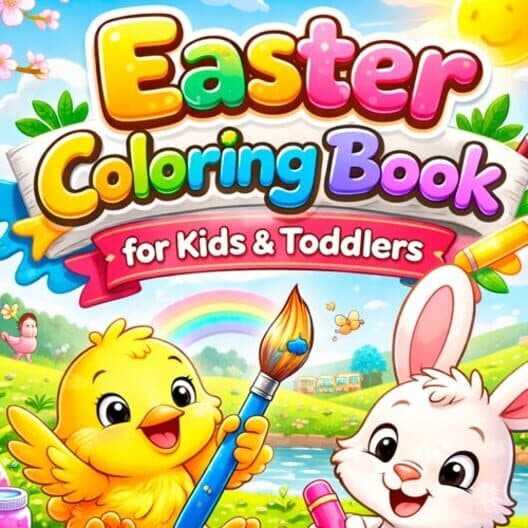Easter Coloring Book for Kids & Toddlers cover art