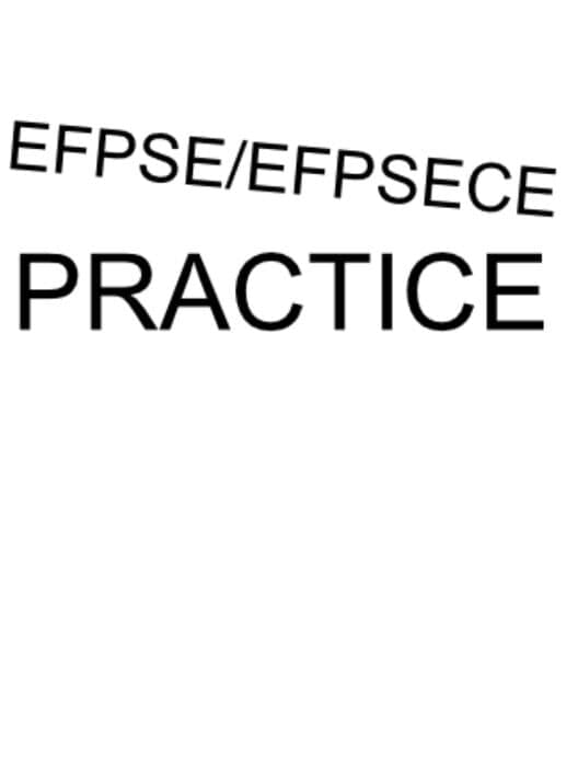EFPSE/EFPSECE Games Practice cover art