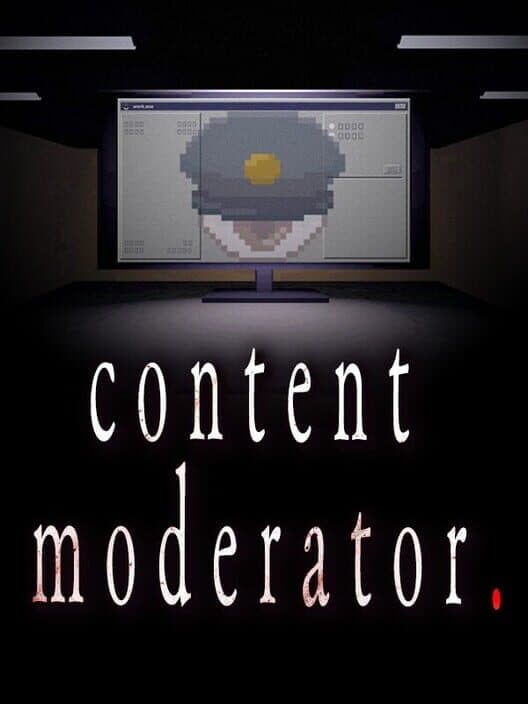 Content Moderator. cover art