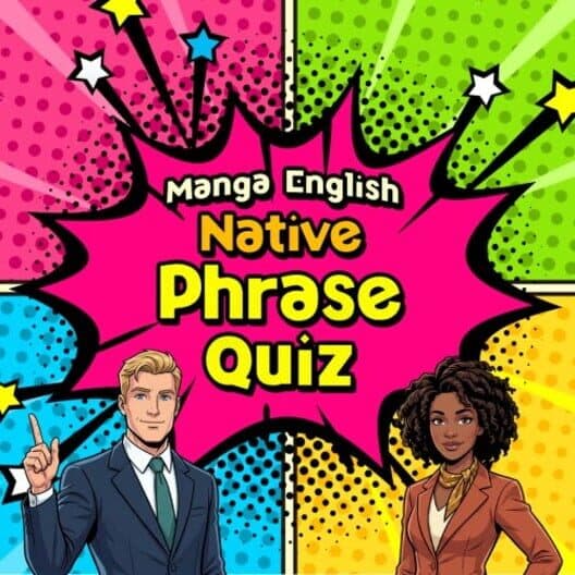 Manga English Native Phrase Quiz cover art