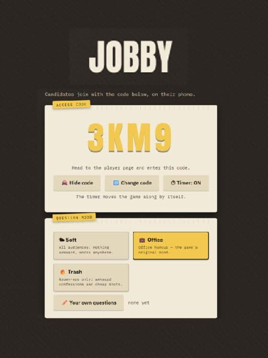 Jobby cover art