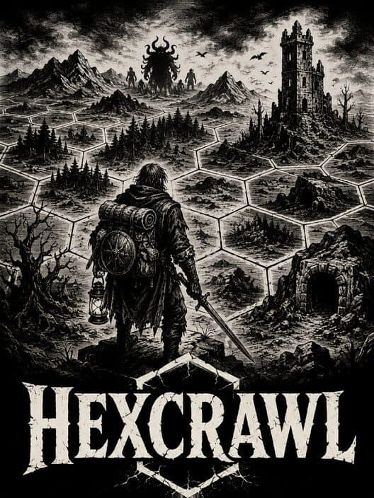 Hexcrawl cover art