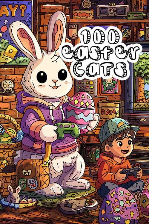 100 Easter Cats cover art