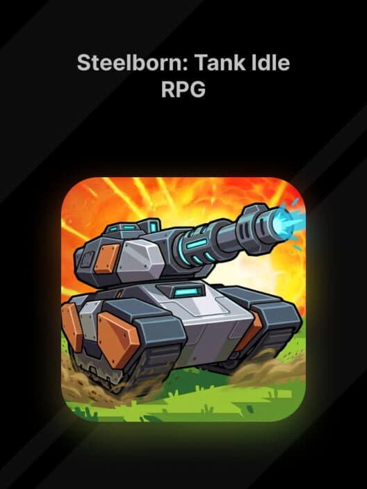 Steelborn: Tank Idle RPG cover art
