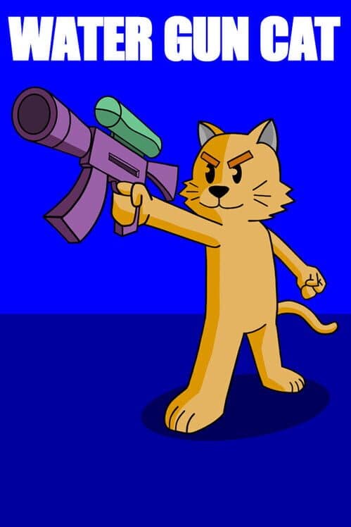 Water Gun Cat cover art