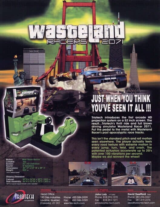 Wasteland Racers 2071 cover art