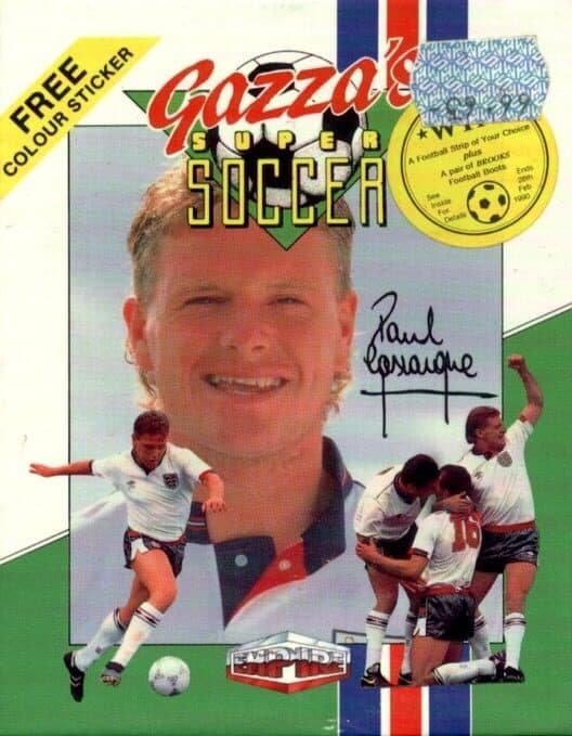 Gazza's Super Soccer cover art