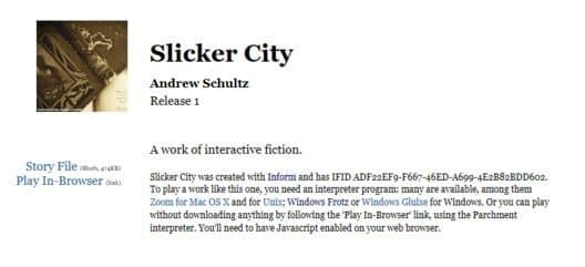 Slicker City cover art
