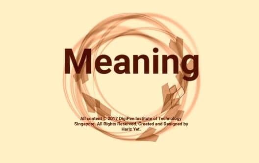 Meaning cover art