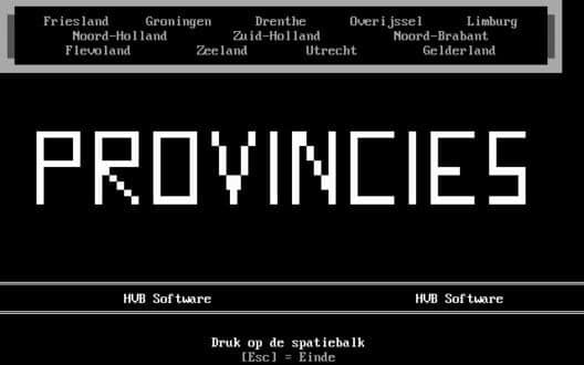 Provincies cover art