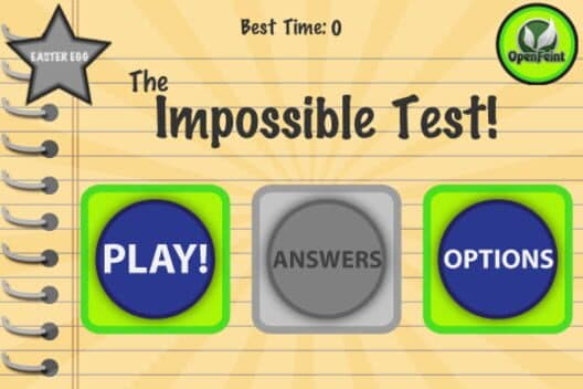 The Impossible Test cover art