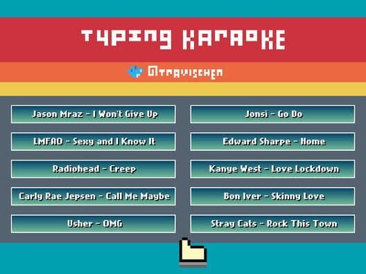 Typing Karaoke cover art