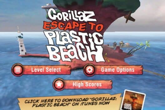 Gorillaz - Escape to Plastic Beach cover art