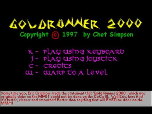 Gold Runner 2000 cover art