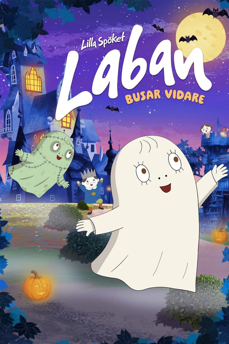 Lilla spöket Laban busar vidare cover art