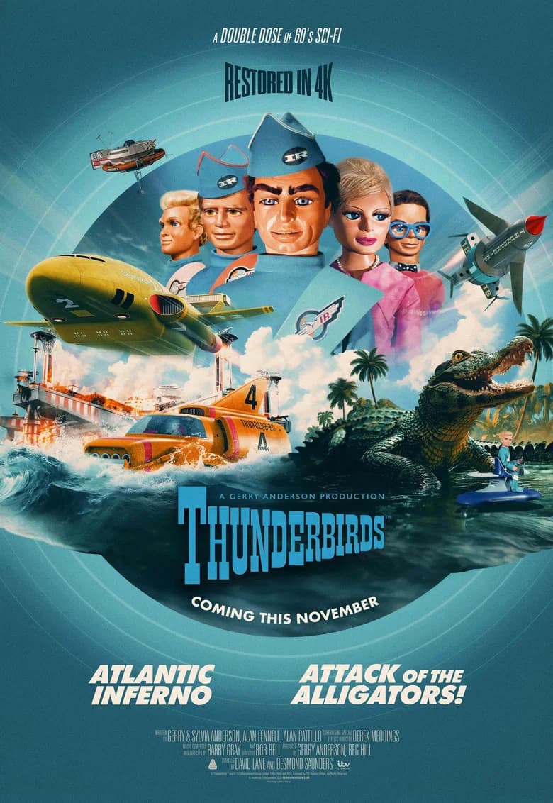 Thunderbirds 4K Double Bill - Atlantic Inferno / Attack of the Alligators! cover art