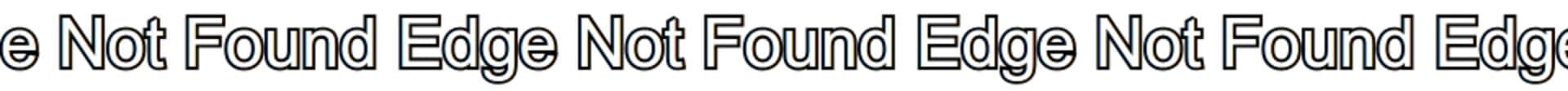Edge Not Found cover art