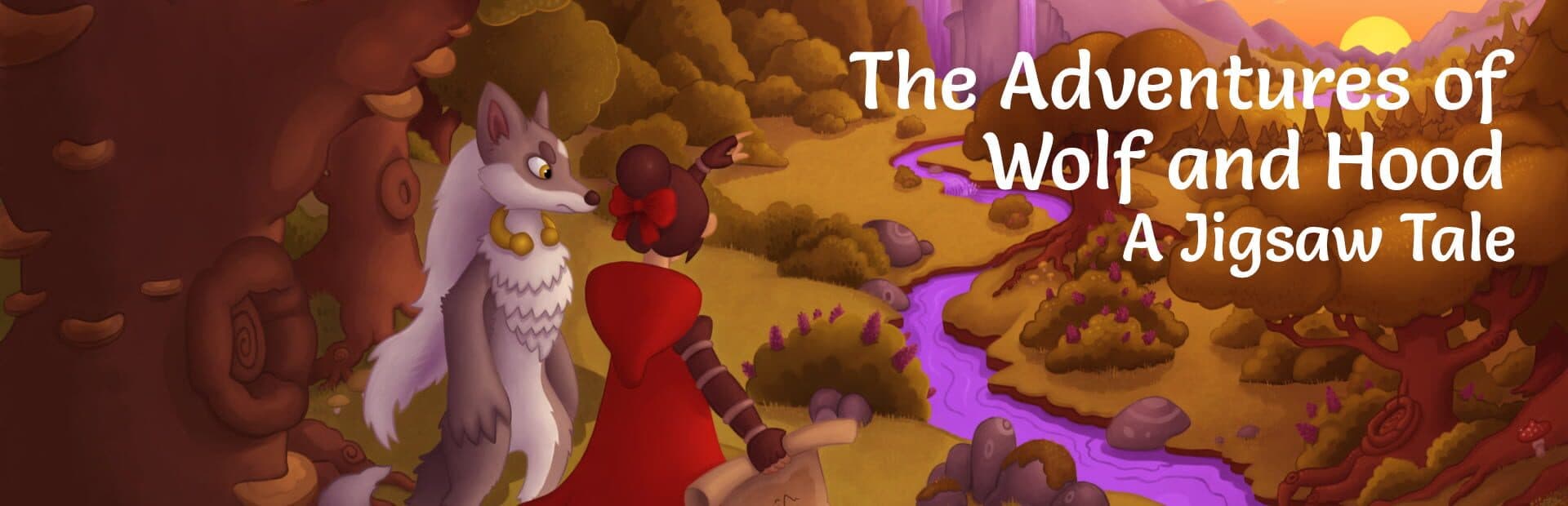 The Adventures of Wolf and Hood: A Jigsaw Tale cover art