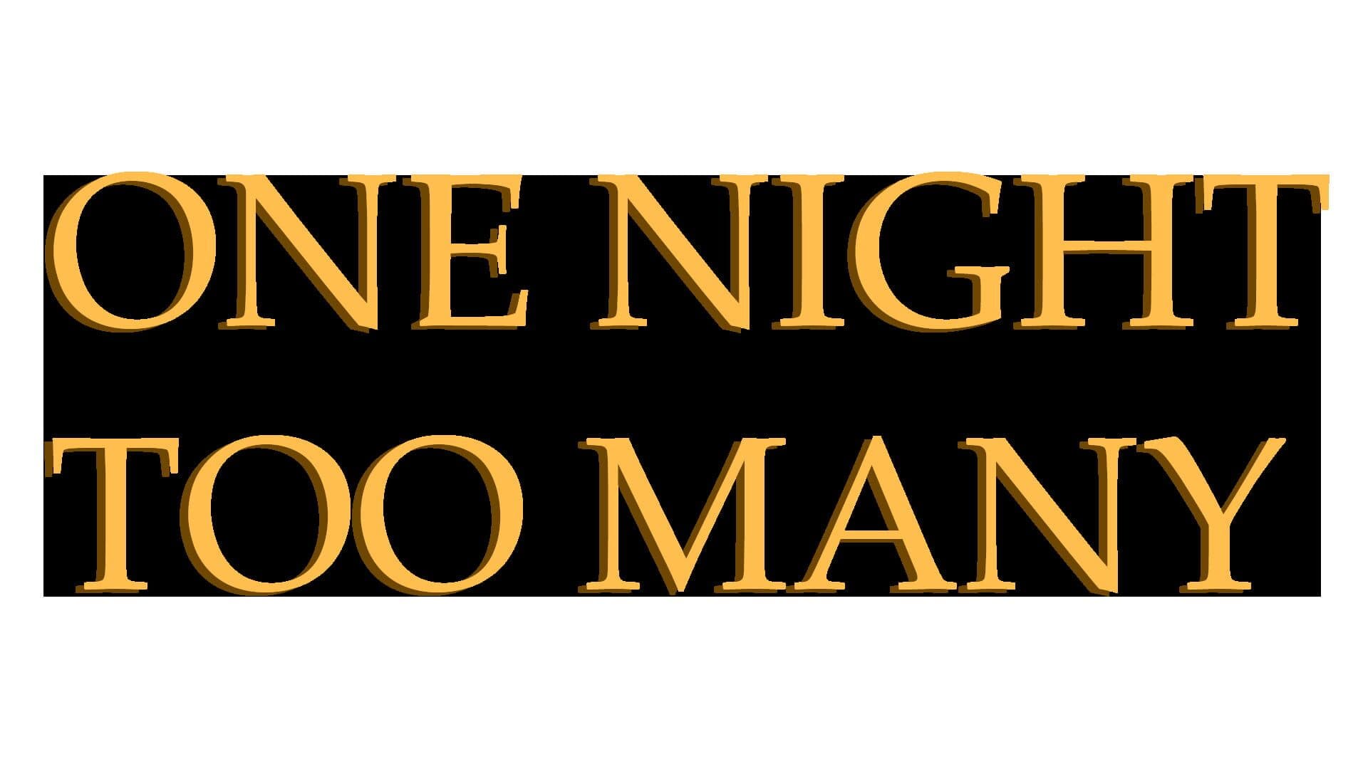 One Night Too Many cover art