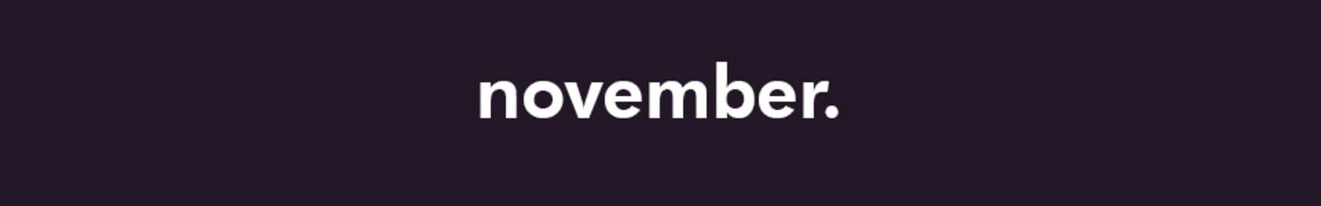 November cover art