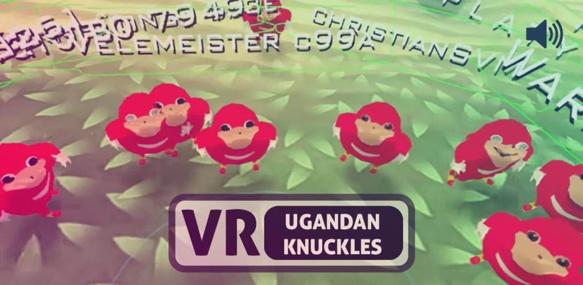 Ugandan Knuckles VR cover art
