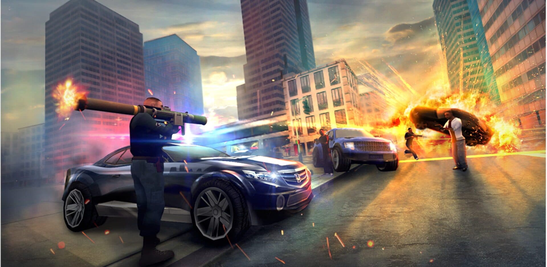 Police vs. Gangster New York 3D cover art