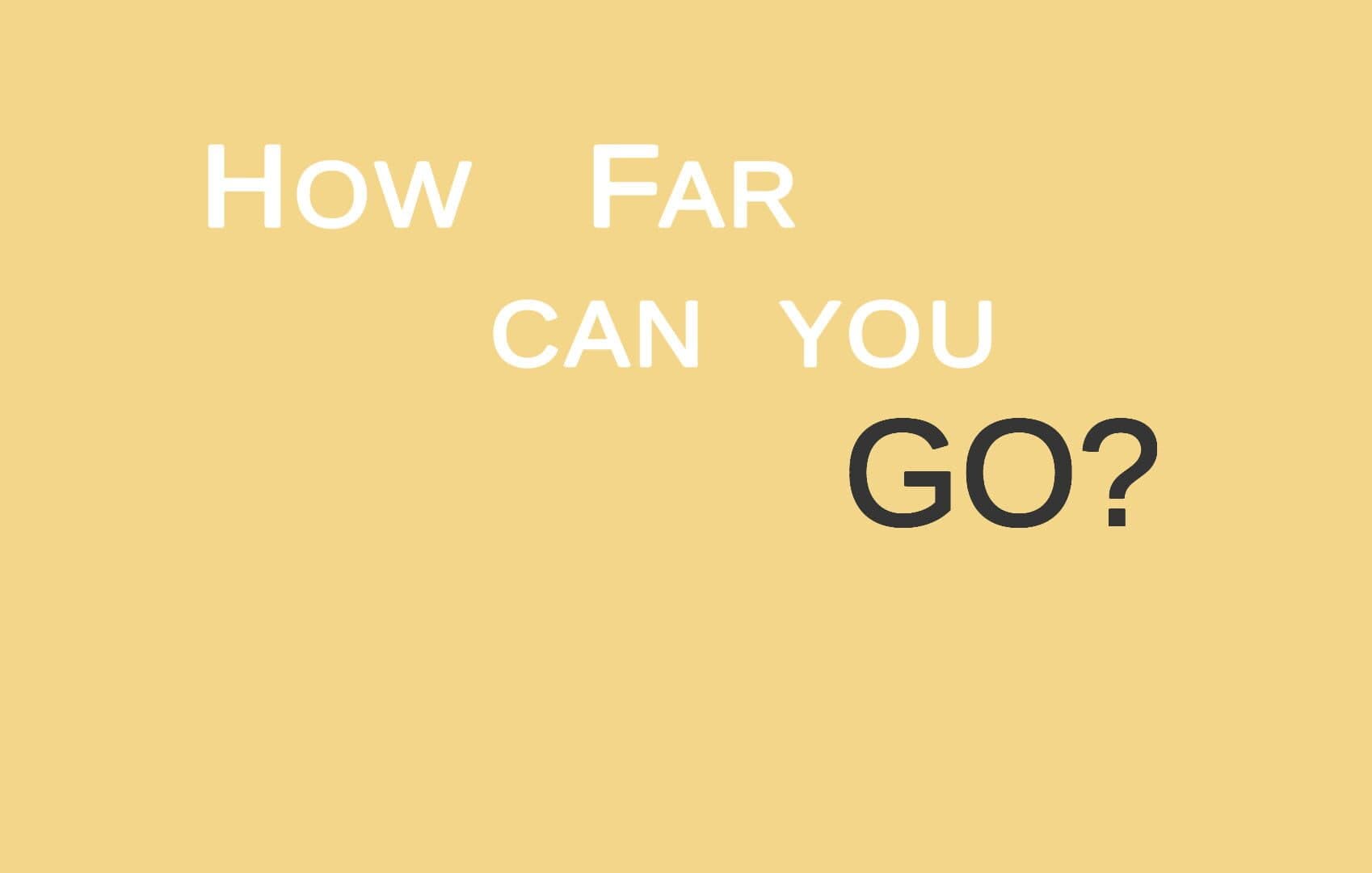 How Far Can U Go? cover art